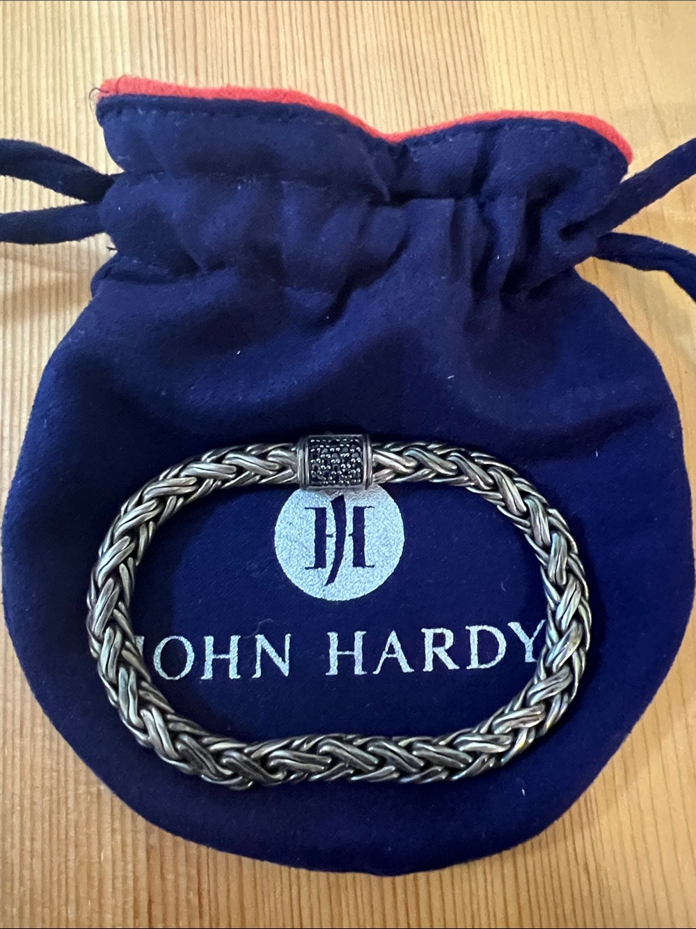 John Hardy Black and Silver Icon Bracelet